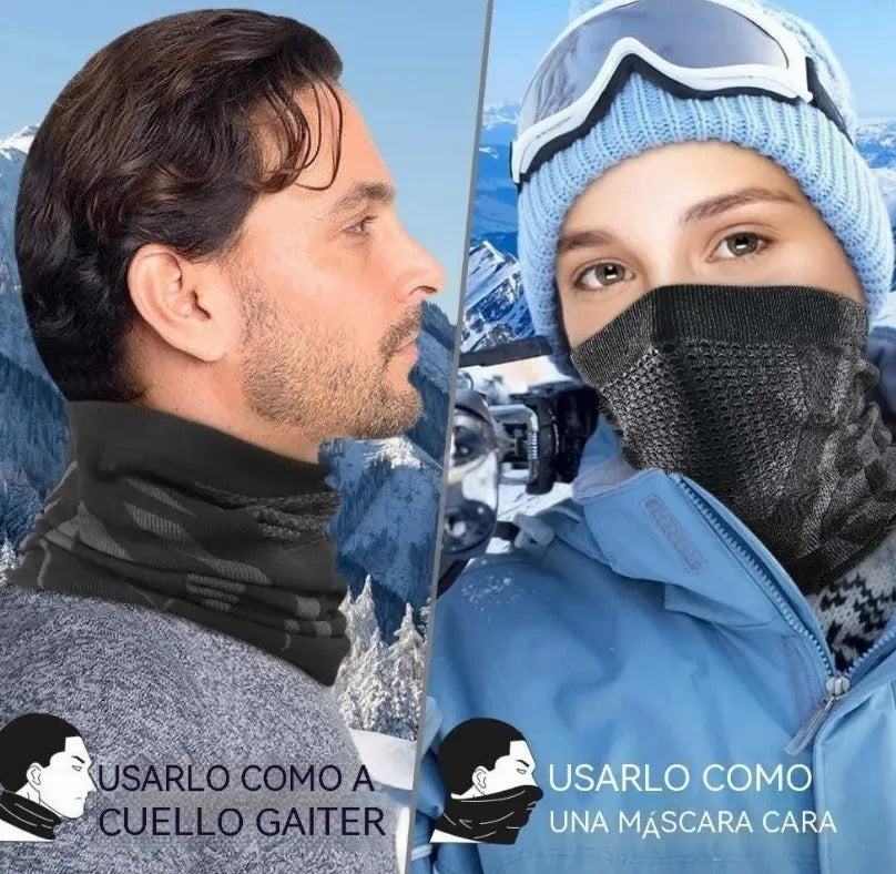 Bandana, Bufanda, Protector de Cuello, Moto, Ciclismo, Deportes Frio Multucuinción.