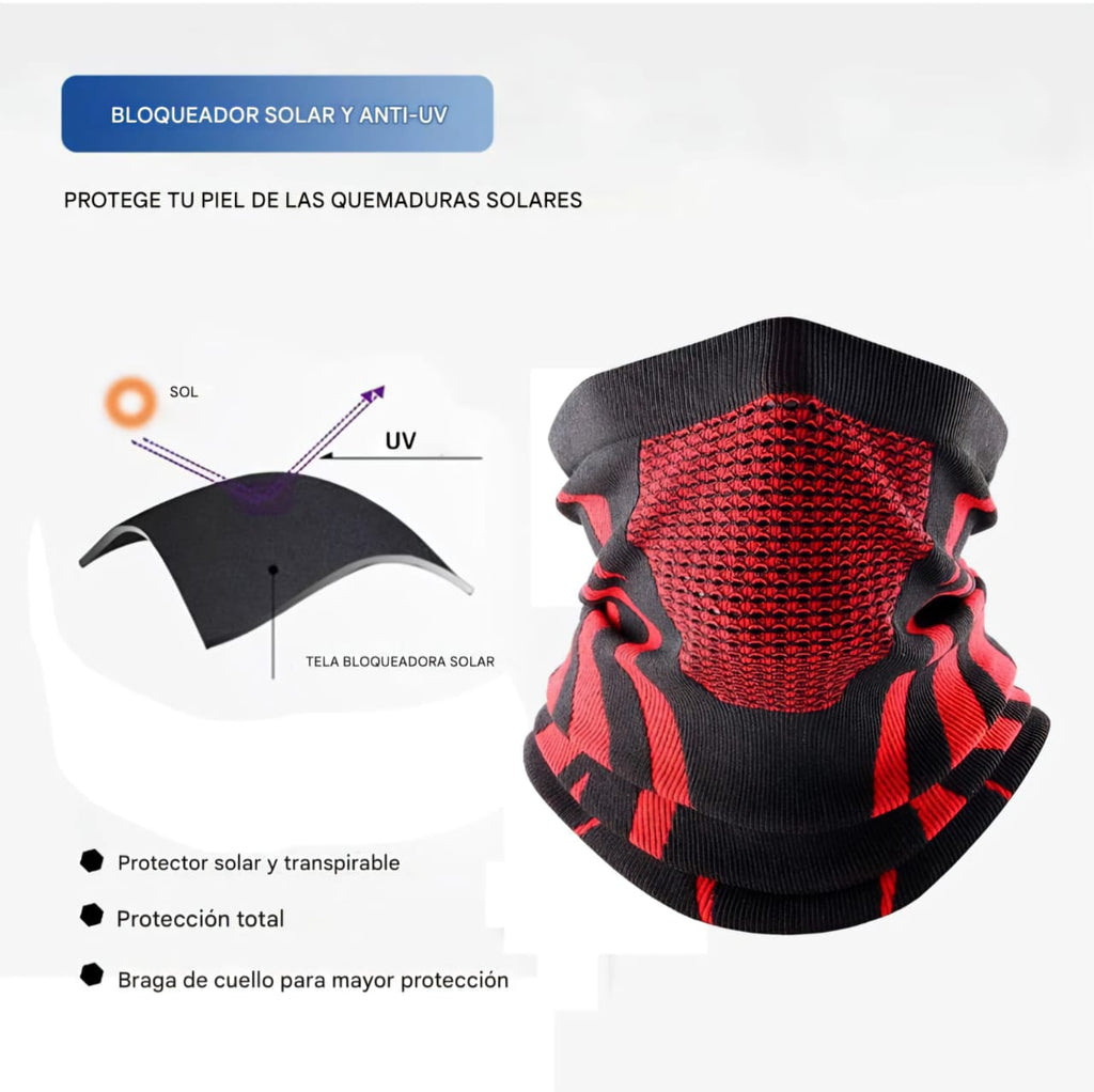 Bandana, Bufanda, Protector de Cuello, Moto, Ciclismo, Deportes Frio Multucuinción.