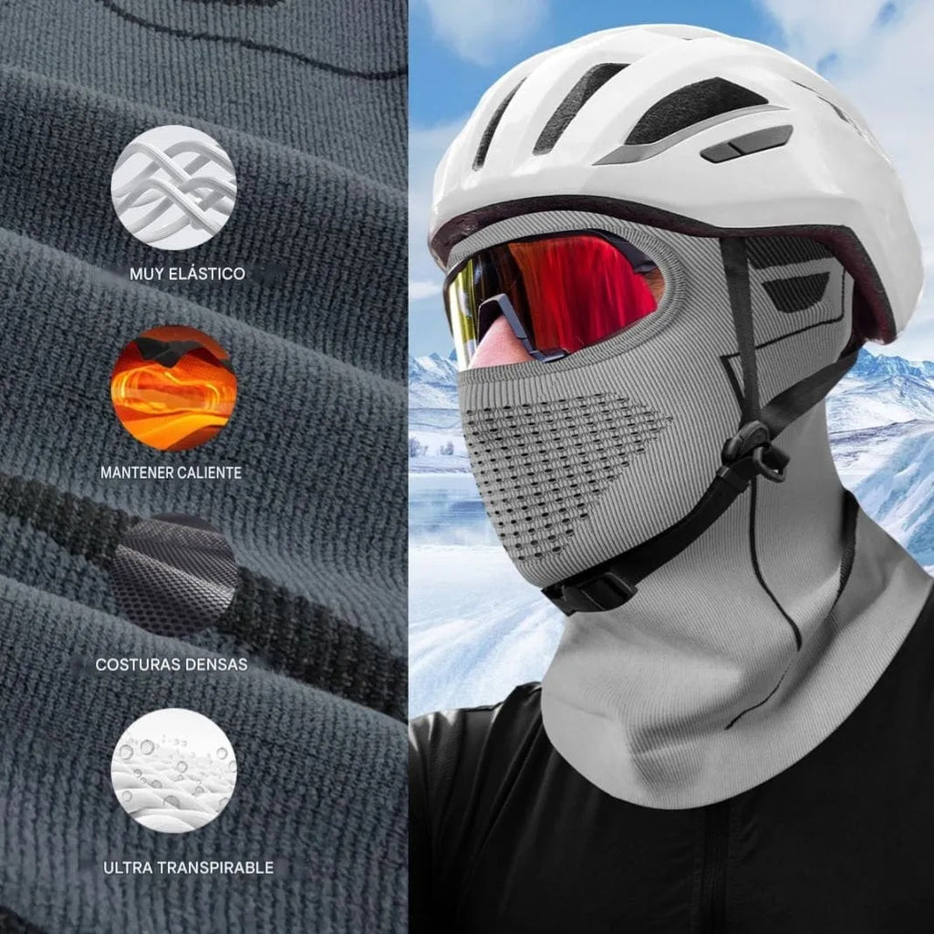 DTUCYCLE, Pasamontañas Tactica, Balaclava Para Moto, Ciclismo, Frio Invierno