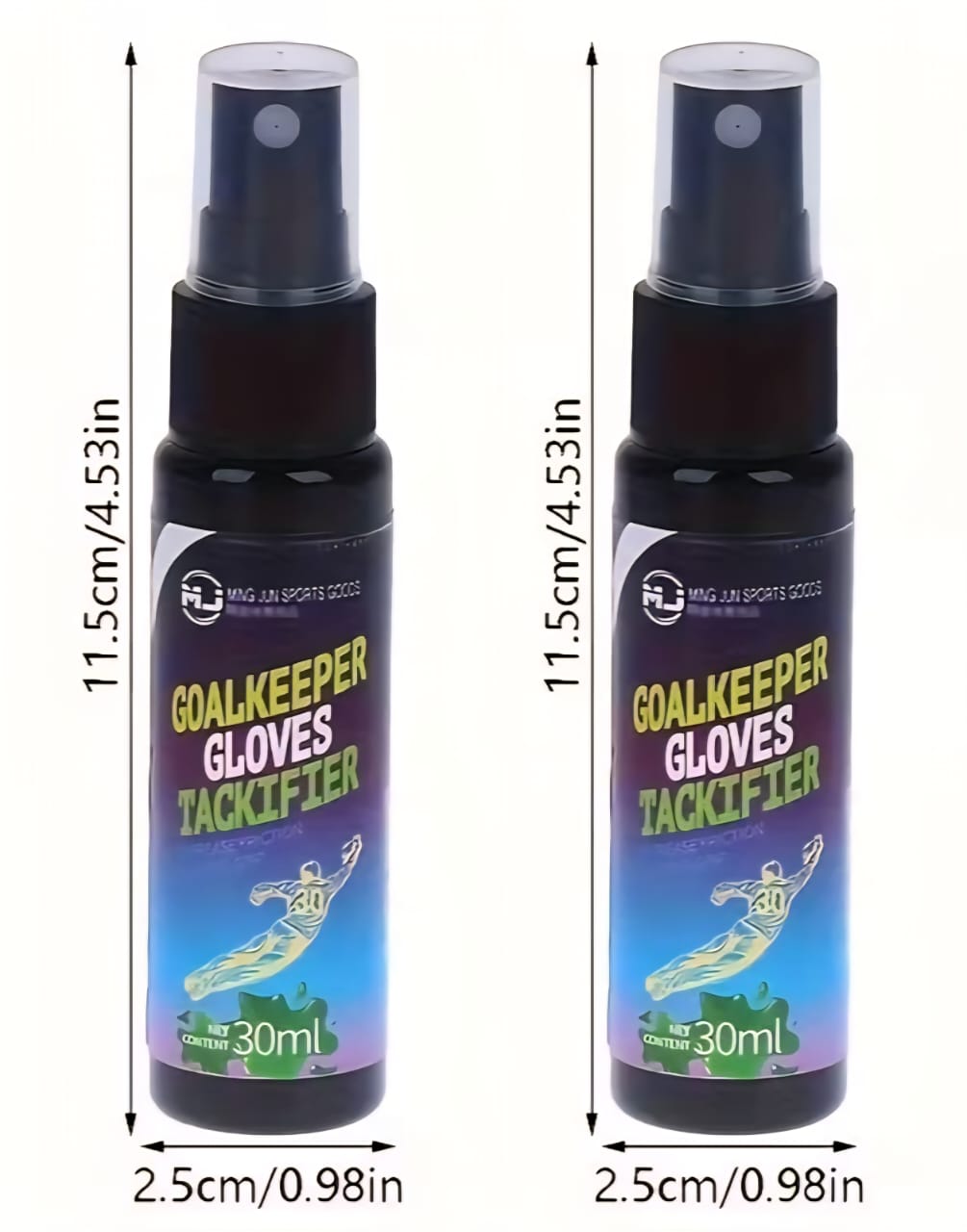 MJ, Goalkeeper Gloves Tackifier,  Antideslizante en Spray, Para Guantes Portero y Articulos Deportivos