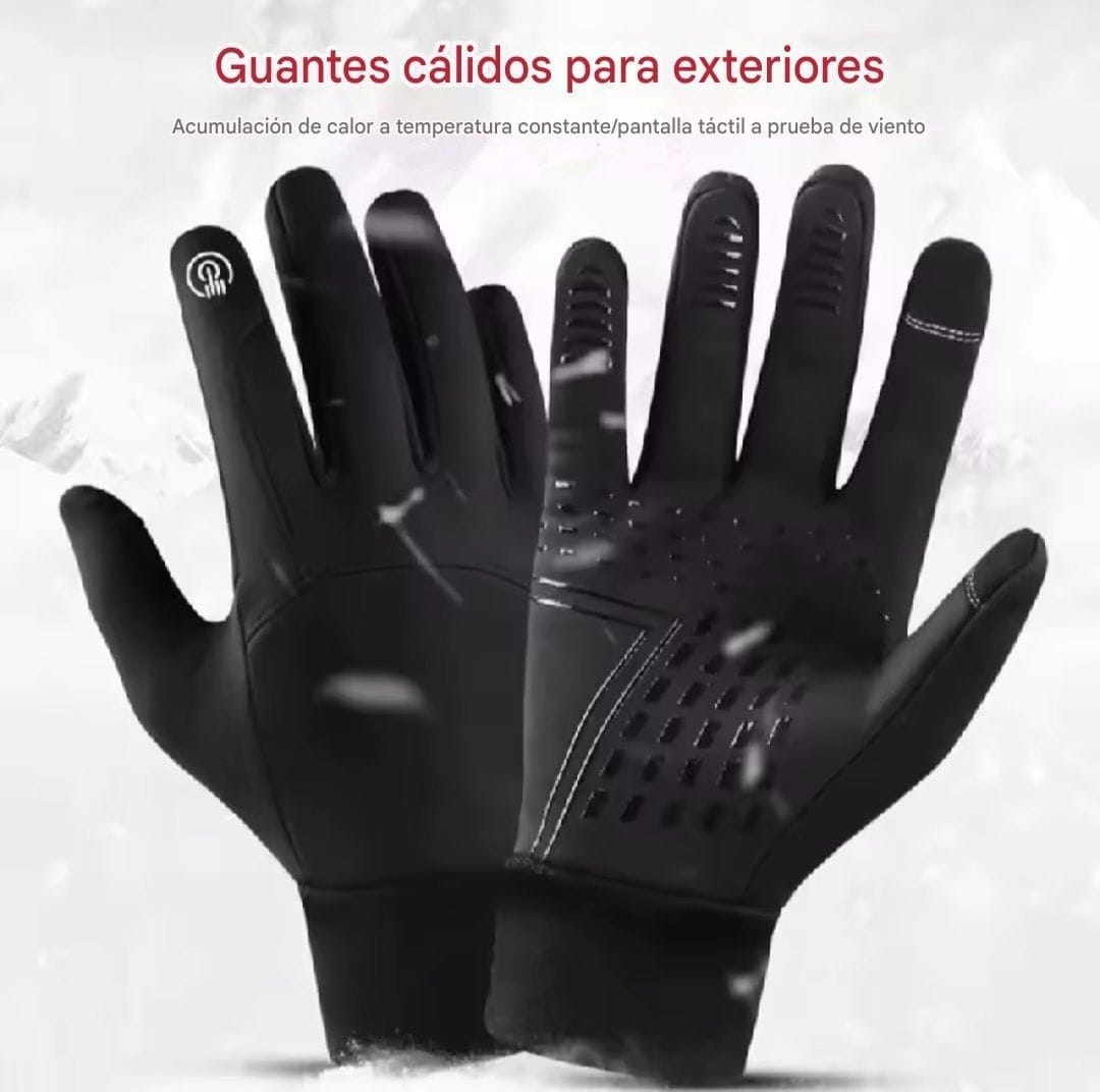 Generico, Guantes Térmicos Para Moto, Bici, Impermeables, Touch.