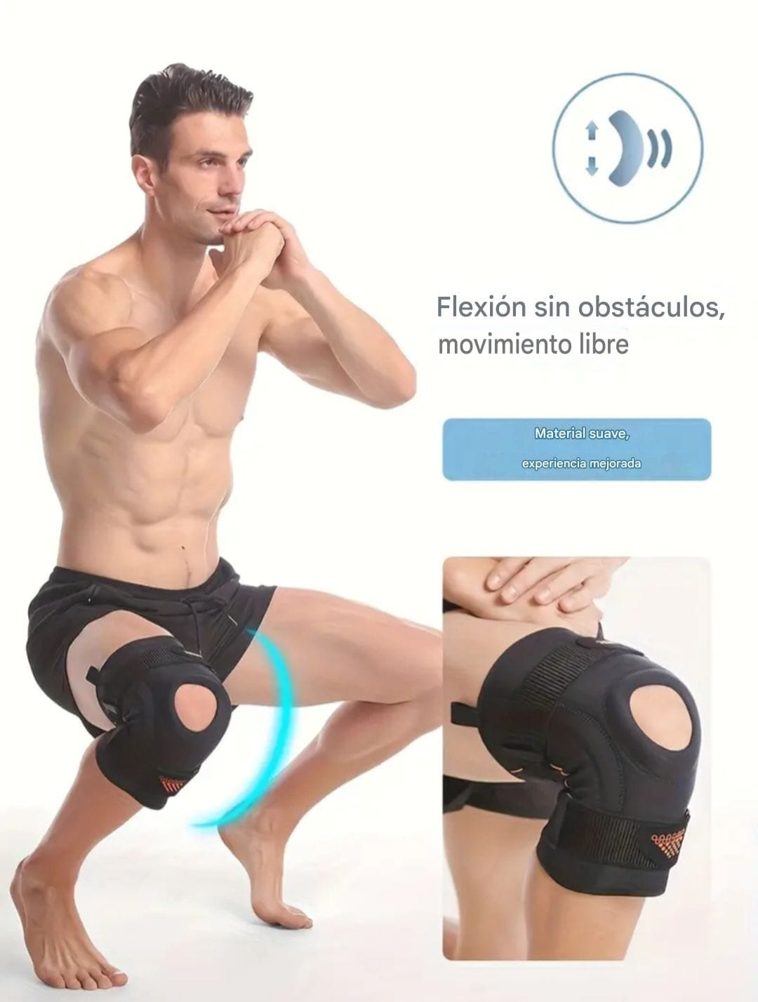 AOLIKES, Rodilleras Establizadoras Deportivas, Soporte Para Rodillas.