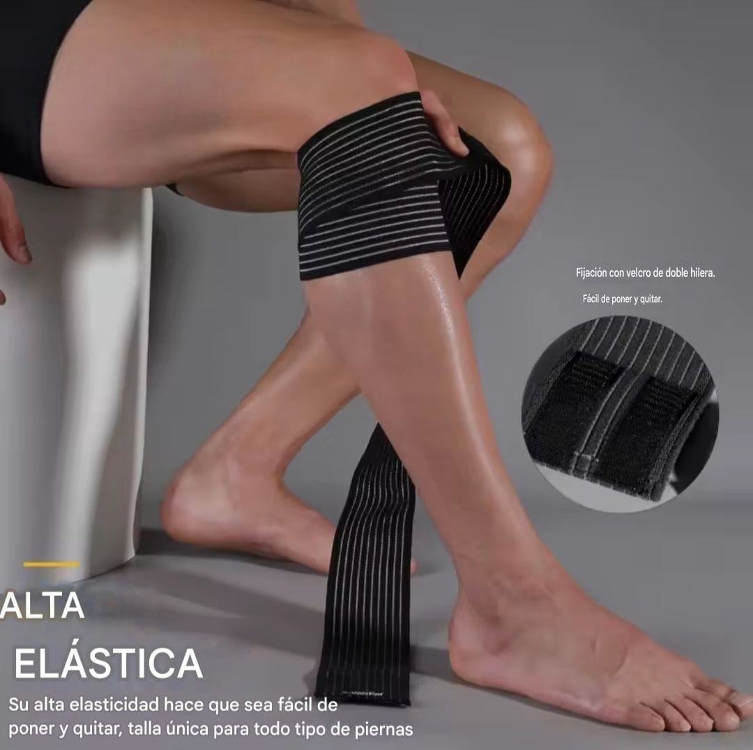 JINGBA SUPPORT, Par Rodilleras Rectas Deportivas, Vendas Para Rodillas Elasticas, Ajustables.