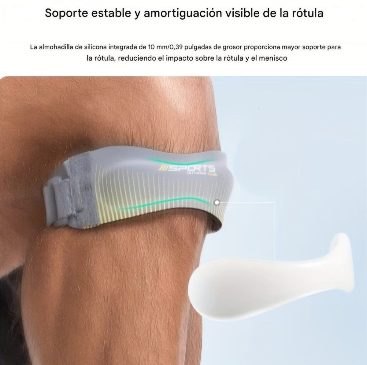 Par Rodillera Deportiva De Banda Rotuliana Para Gimnasio, Crossfit, Fútbol, Rodillera Para Deportes