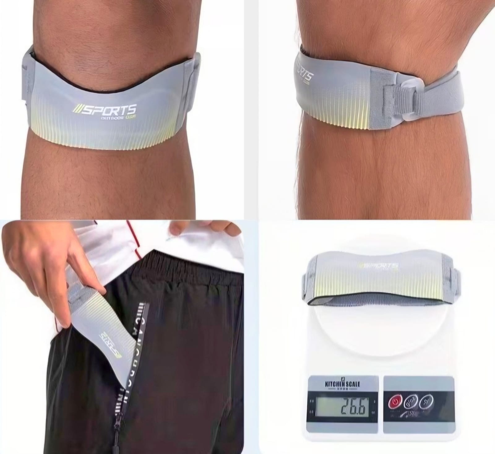 Par Rodillera Deportiva De Banda Rotuliana Para Gimnasio, Crossfit, Fútbol, Rodillera Para Deportes