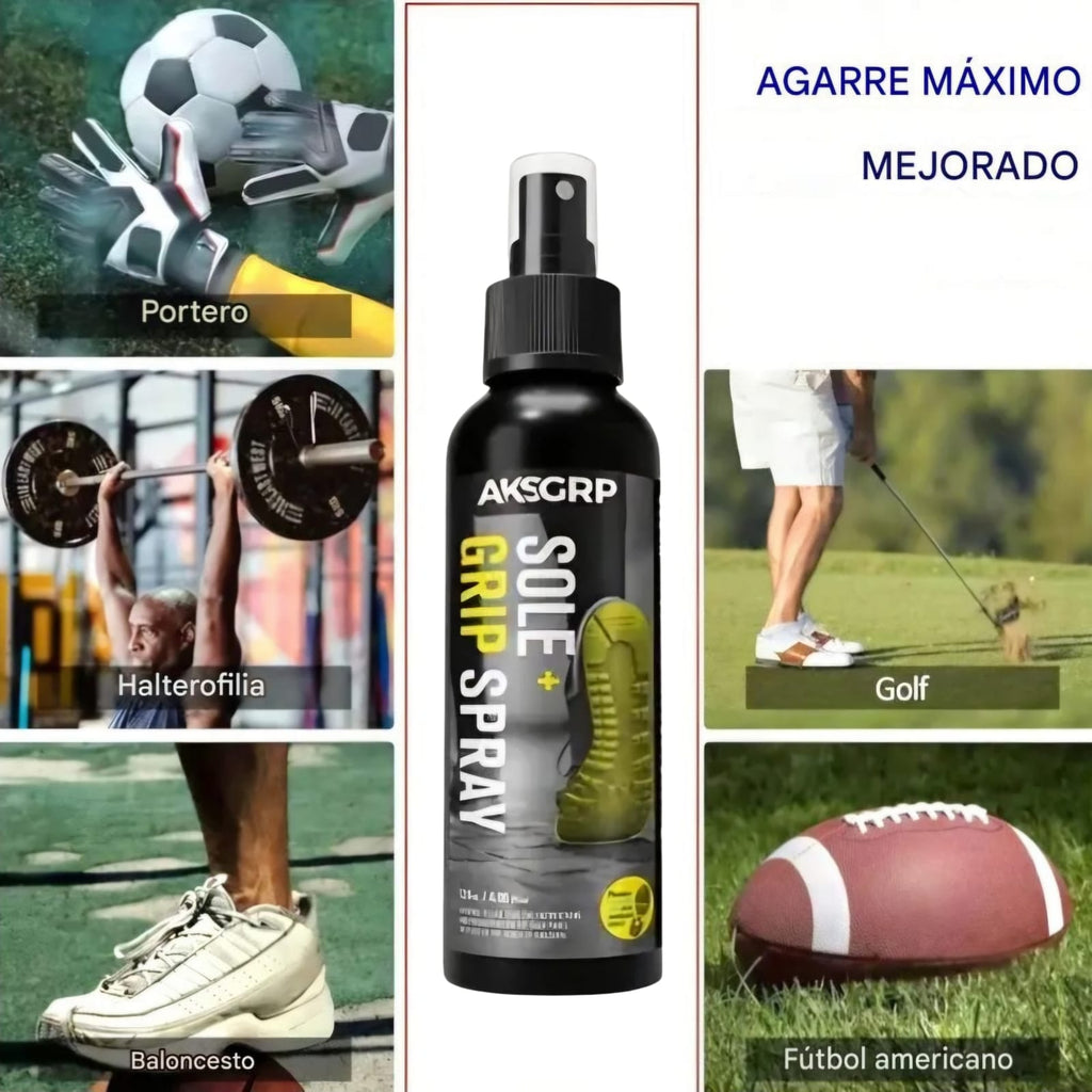 AKSGRP, Sole + Grip Spray, Antideslizante En Spray Para Guantes Portero y Articulos Deportivos