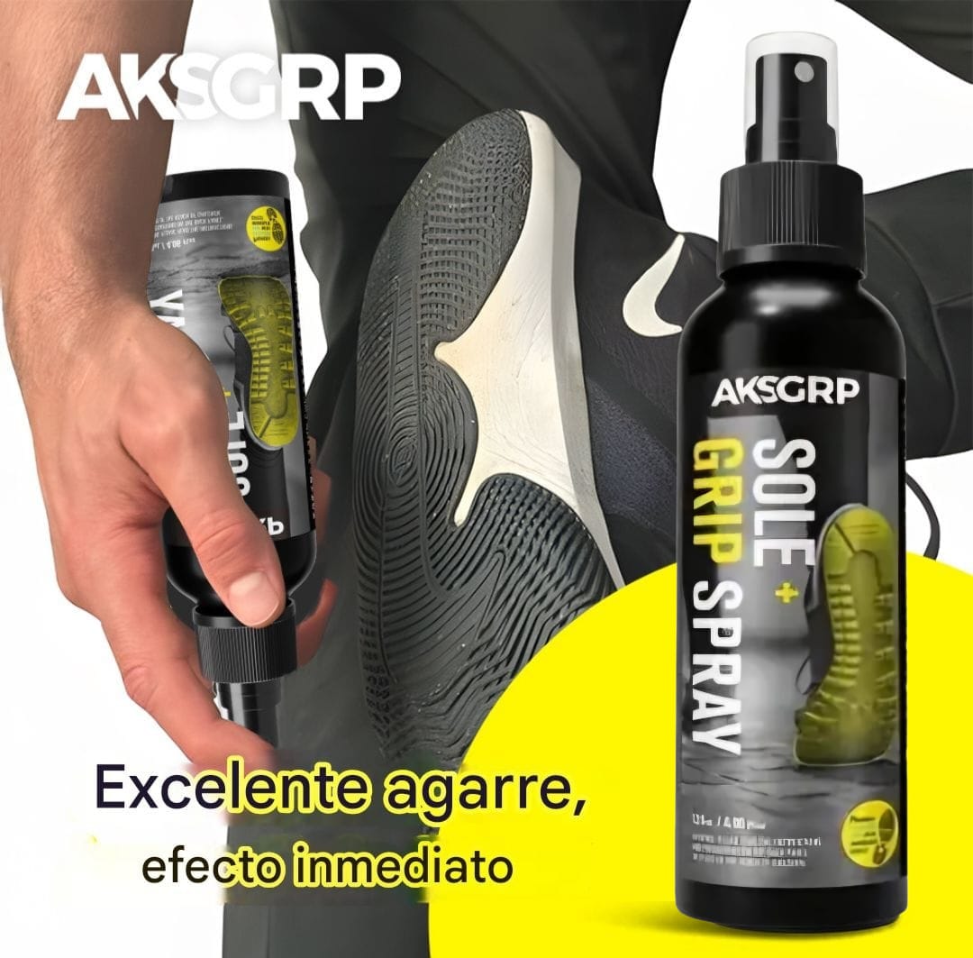 AKSGRP, Sole + Grip Spray, Antideslizante En Spray Para Guantes Portero y Articulos Deportivos
