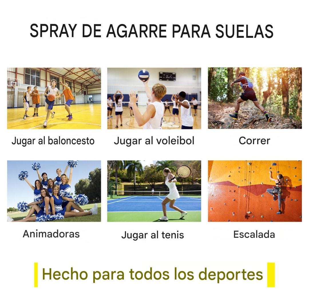 AKSGRP, Sole + Grip Spray, Antideslizante En Spray Para Guantes Portero y Articulos Deportivos
