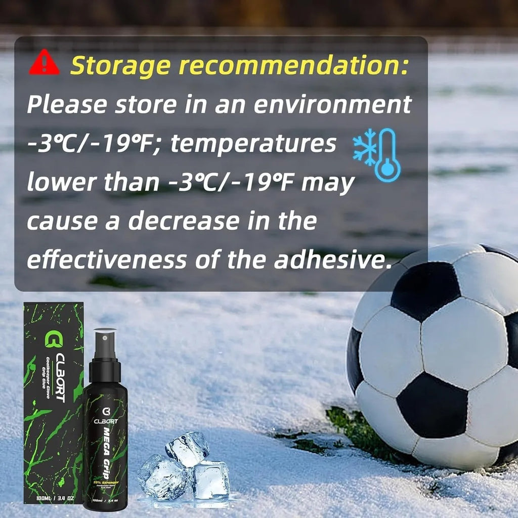 CLBORT, Goalkeeper Glove Grip Glue, Antideslizante en Spray, Para Guantes de Portero y Articulos Deportivos.