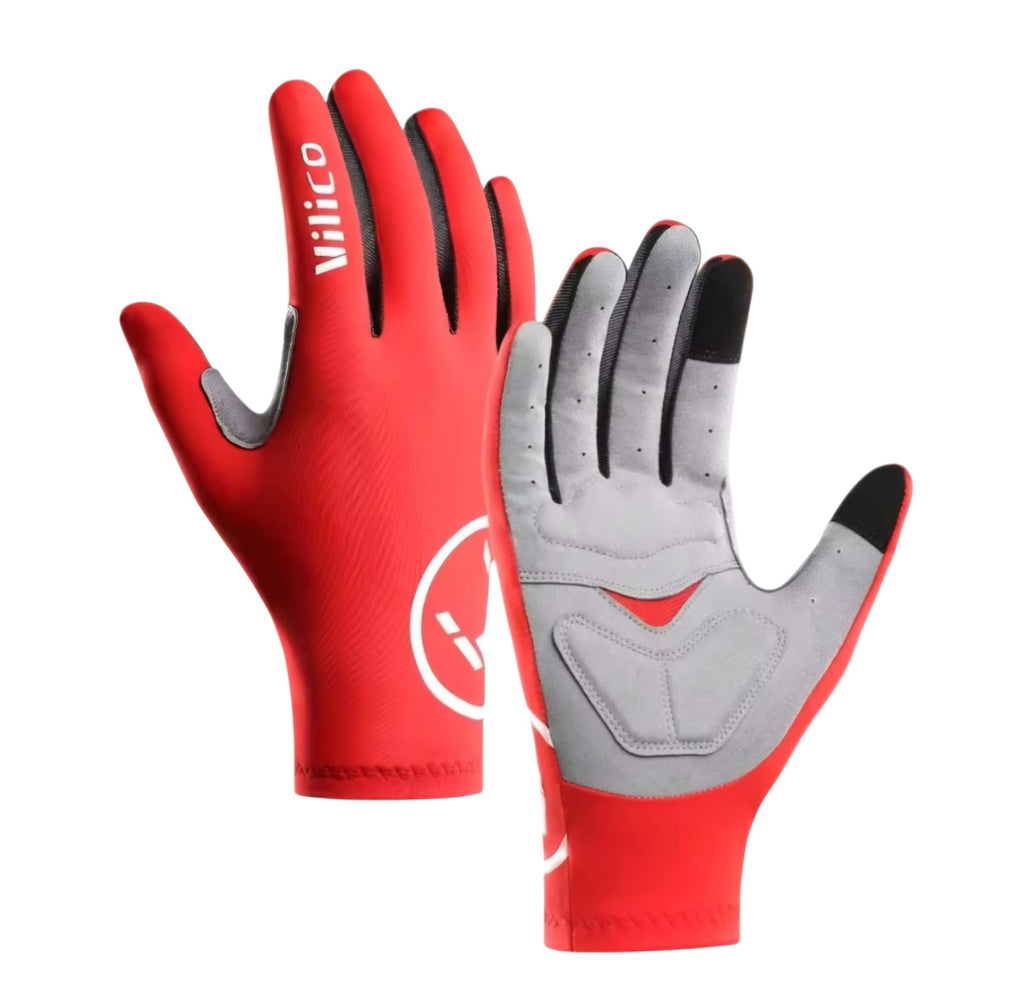 VILICO, Guantes de Ciclismo Completos, BMX, Mbt, Urbano, Ruta Pista.