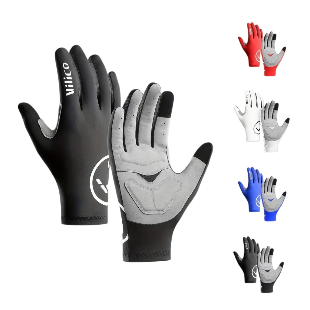 VILICO, Guantes de Ciclismo Completos, BMX, Mbt, Urbano, Ruta Pista.