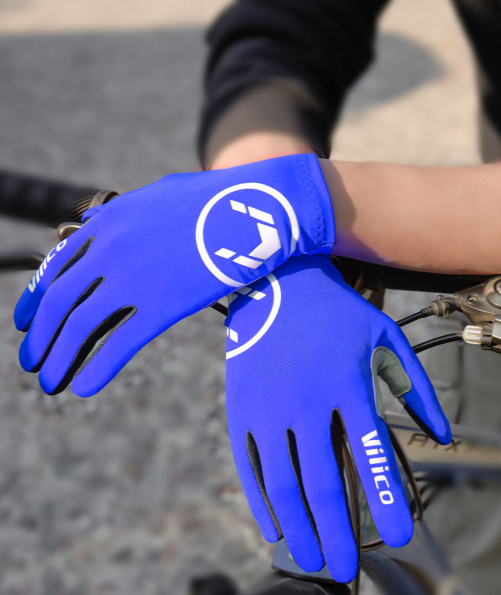 VILICO, Guantes de Ciclismo Completos, BMX, Mbt, Urbano, Ruta Pista.