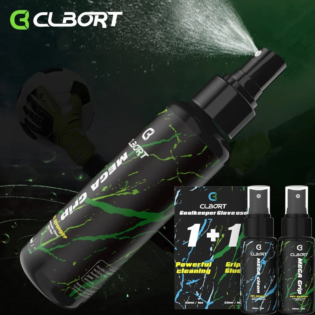 CLBORT, Multifunción, Glove Glue Grip, Spray Para Lavar y Preparar Guantes de Portero.