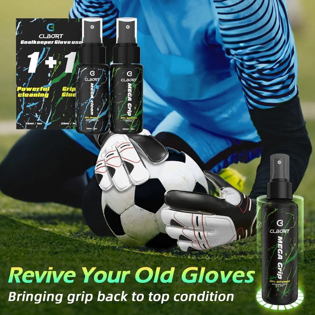 CLBORT, Multifunción, Glove Glue Grip, Spray Para Lavar y Preparar Guantes de Portero.