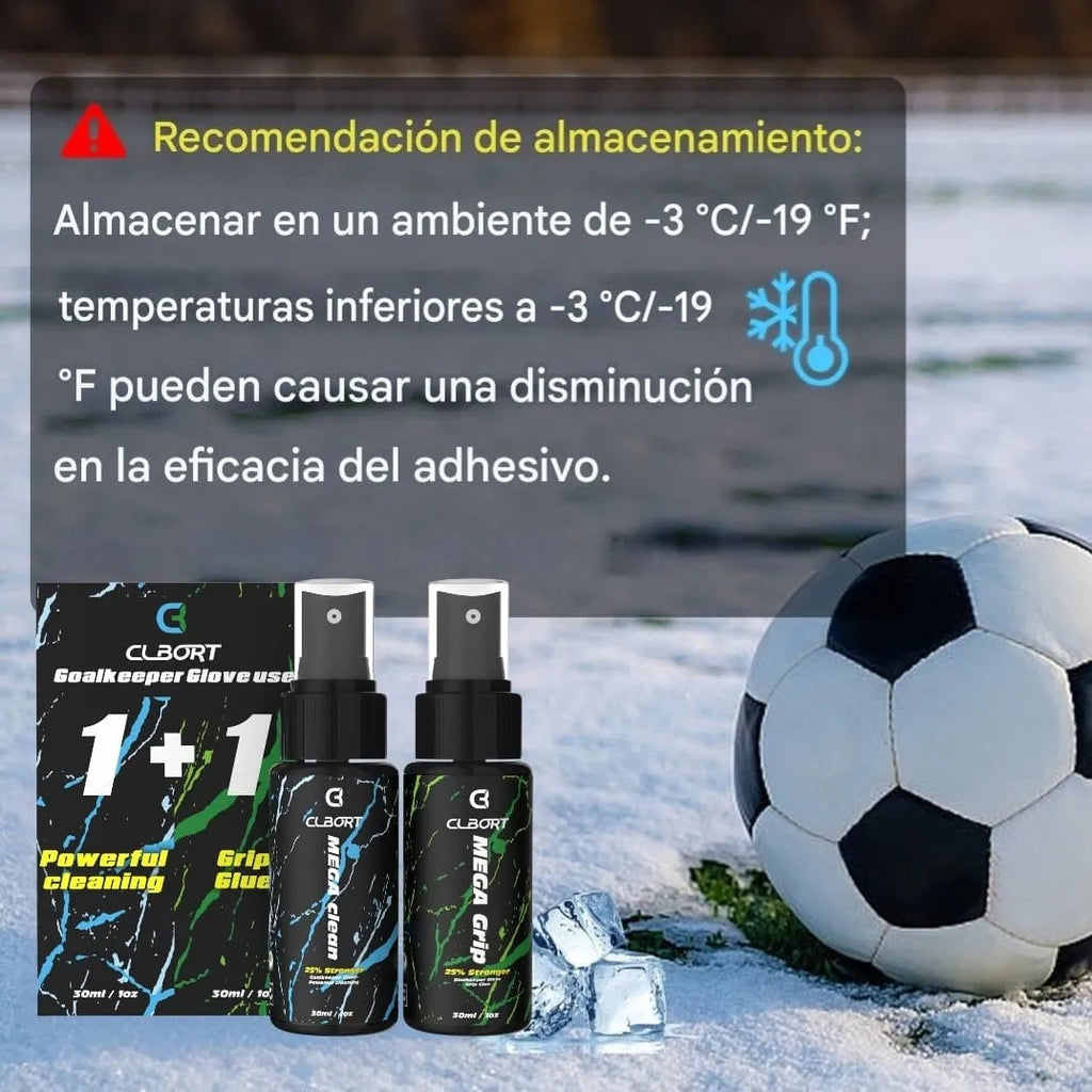 CLBORT, Multifunción, Glove Glue Grip, Spray Para Lavar y Preparar Guantes de Portero.