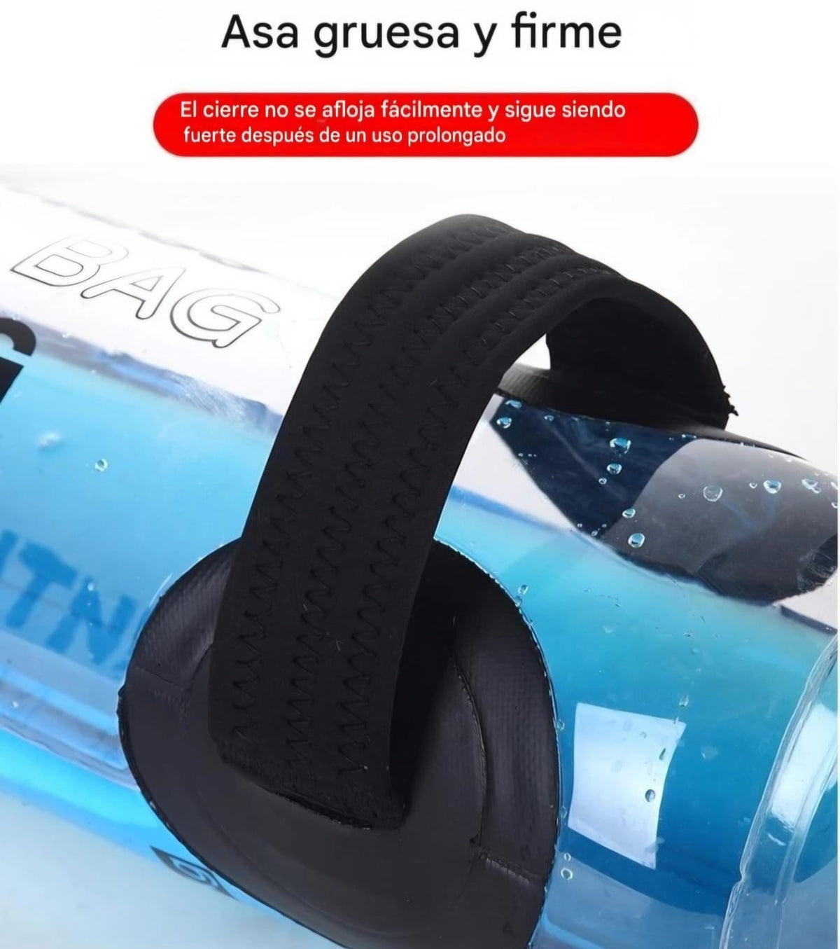Water bag 20 L/Kg, Paquete de Ejercicios para Fitness, Bolsa de entrenamiento de Peso.