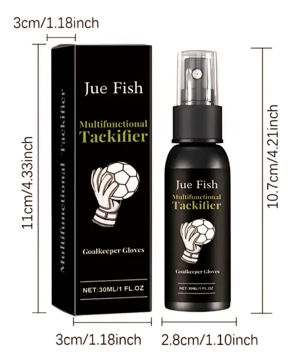 JUE FISH, Multifuncional Tackifier, Goalkeeper Gloves,  Antideslizante en Spray, Para Guantes Portero y Articulos Deportivos