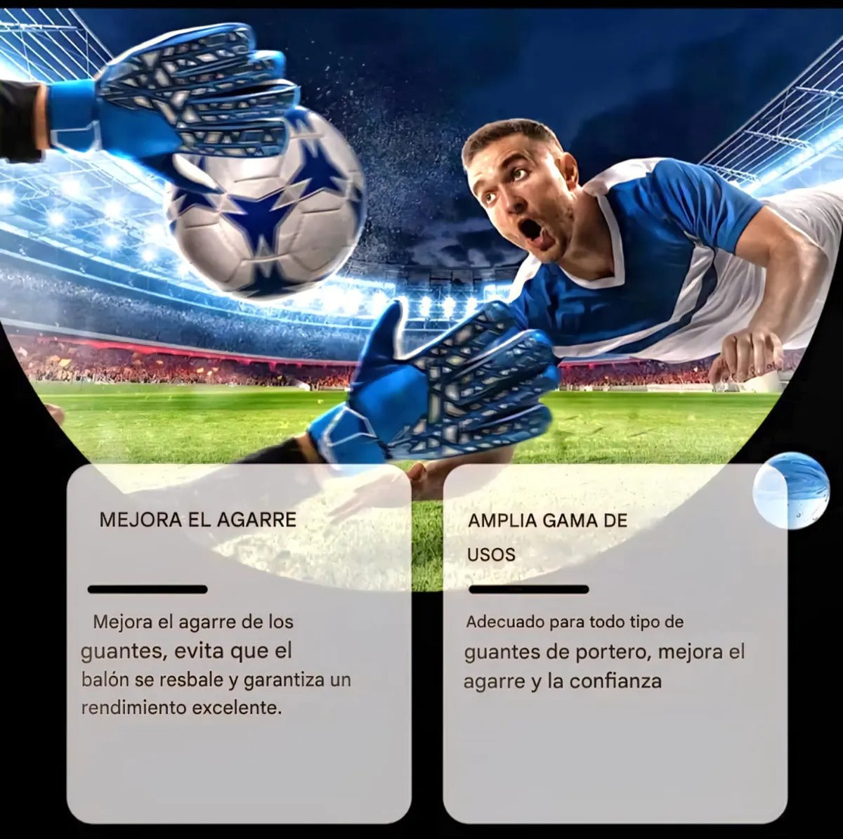 JUE FISH, Multifuncional Tackifier, Goalkeeper Gloves,  Antideslizante en Spray, Para Guantes Portero y Articulos Deportivos