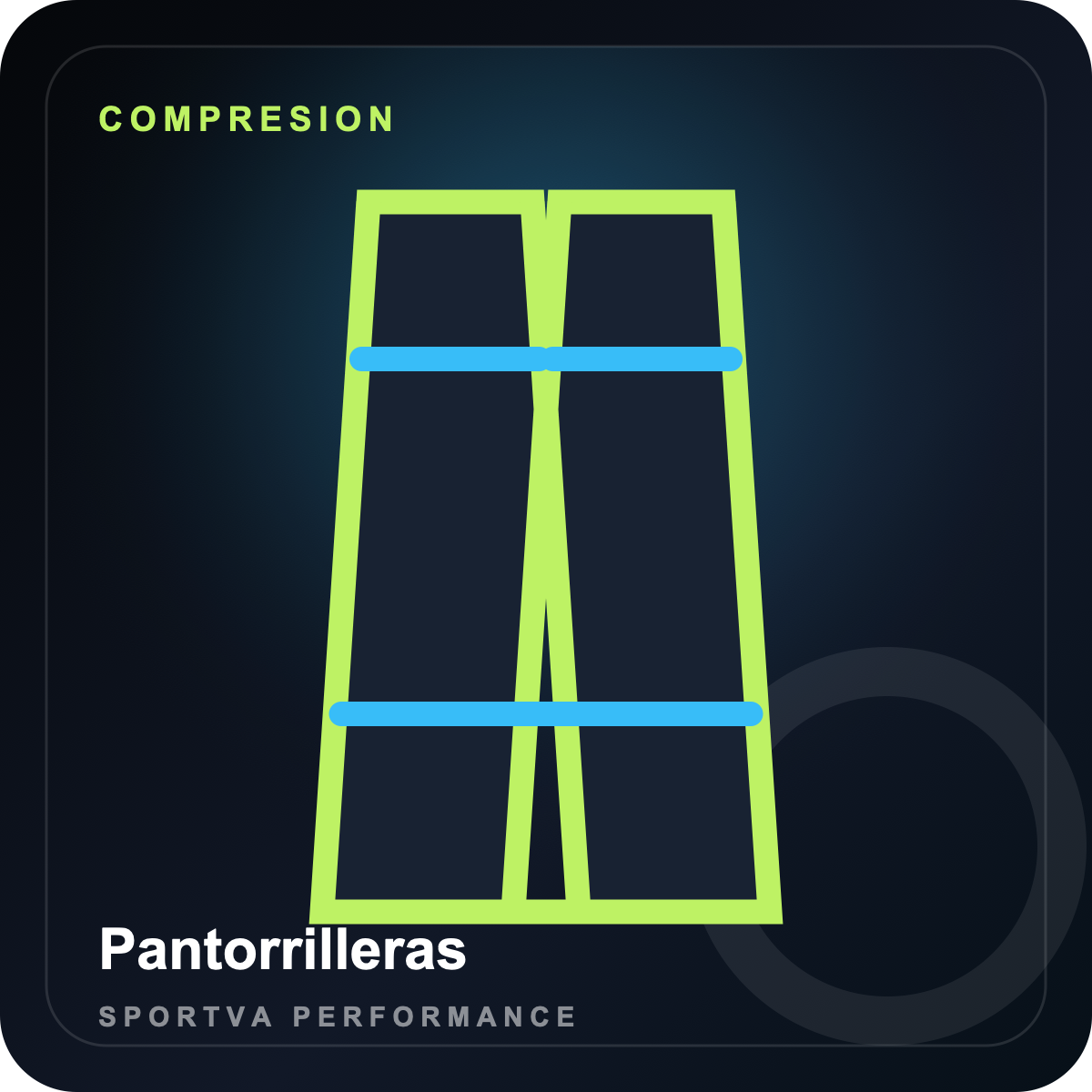 SportVA Pantorrilleras de Compresión