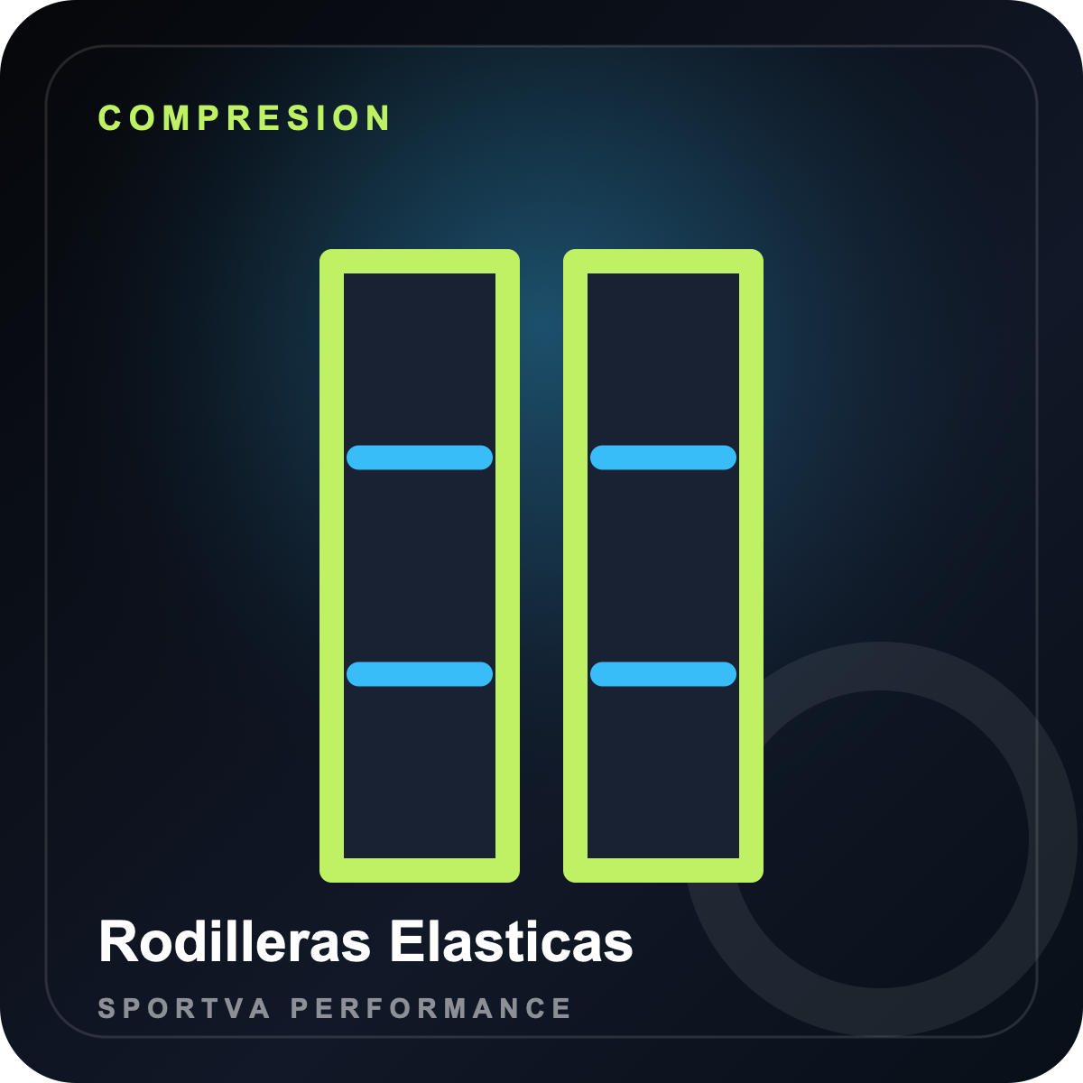 COPPER Rodilleras Elásticas de Compresión