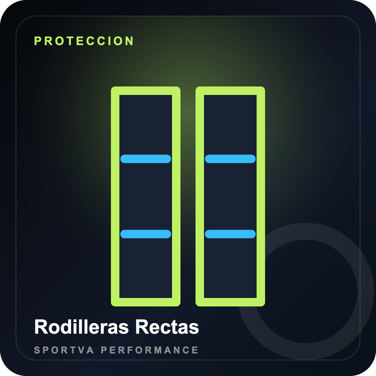 JINGBA SUPPORT Rodilleras Rectas Deportivas